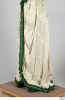  Photos Medieval Princess in cloth dress 1 Medieval clothing Princess beige dress lower body skirt 0002.jpg